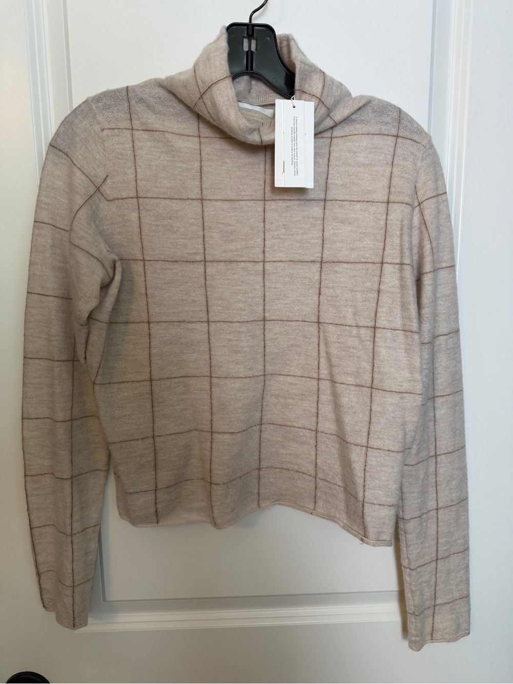 NWT Vince Cashmere Grid Sweater